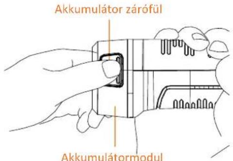 Hikmicro M11 - Keszülék toltese külso akkumulatortoltóvel Lepesek: - 1