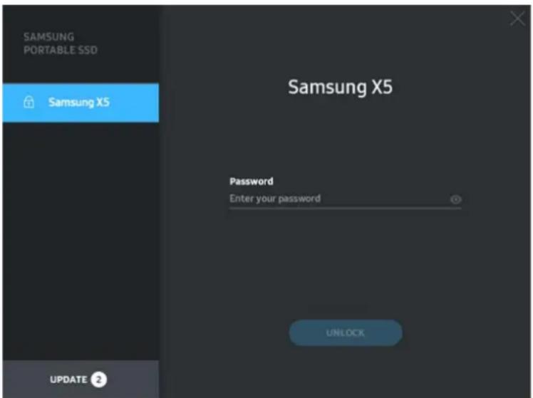 SAMSUNG MUPB500B - Définition d'un mot de passage (facultatif) - 2