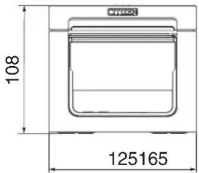 CITIZEN CTE351 - External Views and Dimensions - 2