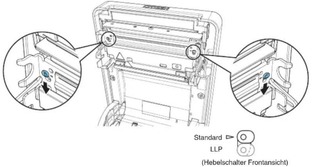 CITIZEN CTE351 - Einstellungen für die Funktion „Long Life Printing“ (LLP) - 1