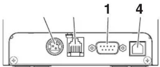 CITIZEN CTE351 - Conectores traseros - 1