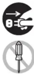 CITIZEN CTE351 - To prevent injury and printer failures from worsening, observe the following: - 1