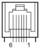 CITIZEN CTE351 - Pinbelegung der Buchse - 1