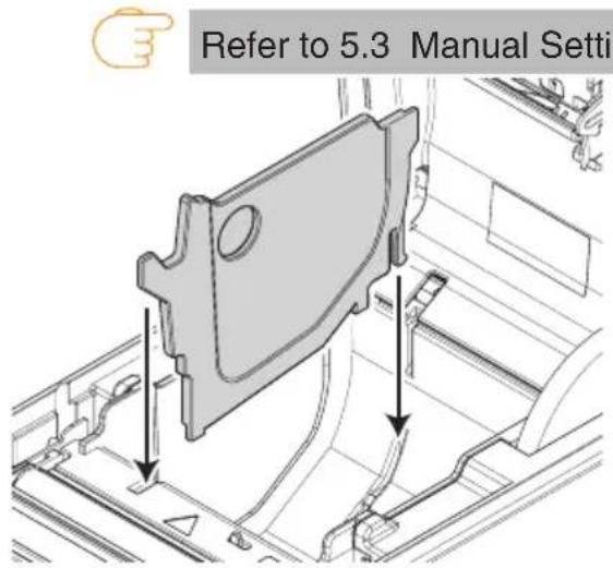 CITIZEN CTE351 - 58-mm Width Roll Paper Partition - 1