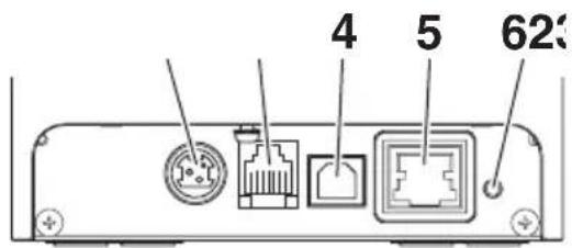 CITIZEN CTE351 - Rear connectors - 2