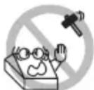 CITIZEN CTE351 - Do not handle the printer in the following ways: - 1