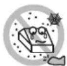 CITIZEN CTE351 - Do not use or store this product in a place where it will be exposed to: - 1