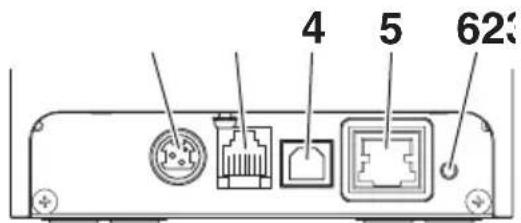 CITIZEN CTE351 - Conectores traseros - 2