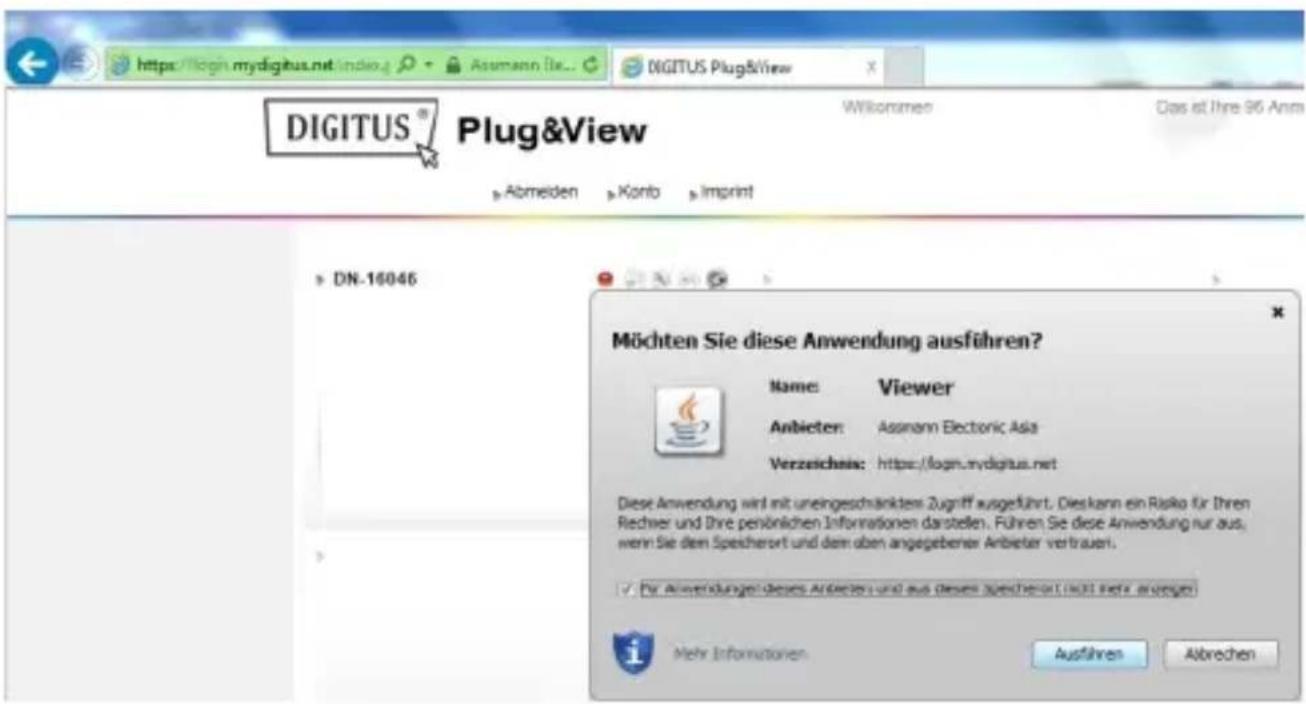 Digitus Plug&View OptiVision Pro - Agregar la CAMERA al PC usingo el navegador - 3