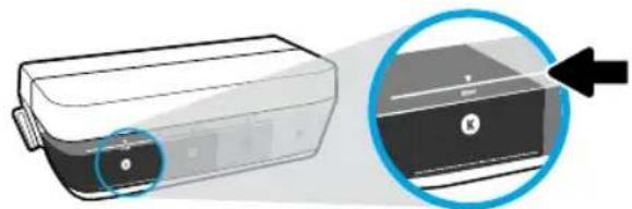 HP DeskJet GT 5820 AllinOne - Niveau d'encre minimum - 1
