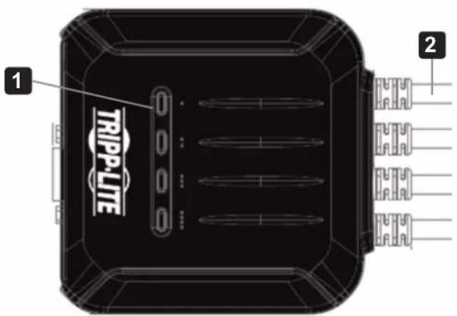 Tripp Lite B032VUA4 - Vue d'ensemble du produit - 2