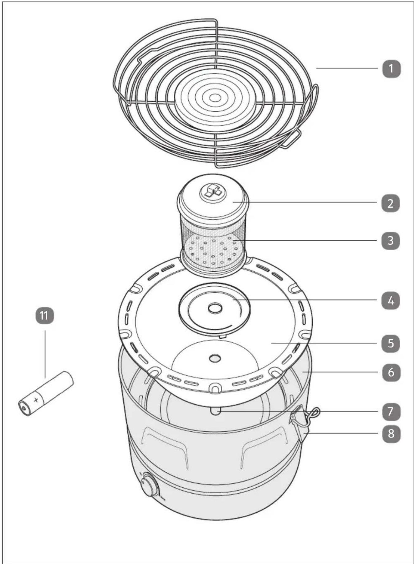 BBQ Premium GTGwF01 - Volume di fornitura - 1