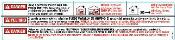 Champion 73001iDF - ⚠ PRÉCAUTION - 2