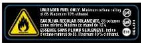 Champion 73001iDF - Safety Label Locations - 5