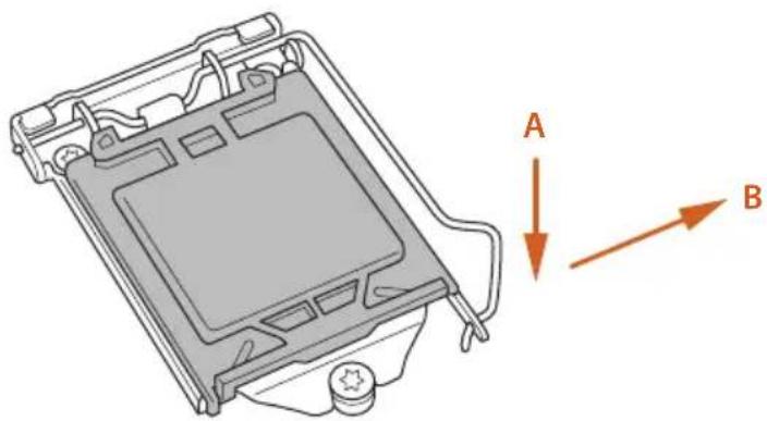 ASROCK Z270M Pro4 - Installing the CPU - 2