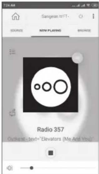 SANGEAN WFT4 - Utilisation de l'application UNDOK pour contrôler la radio. - 2