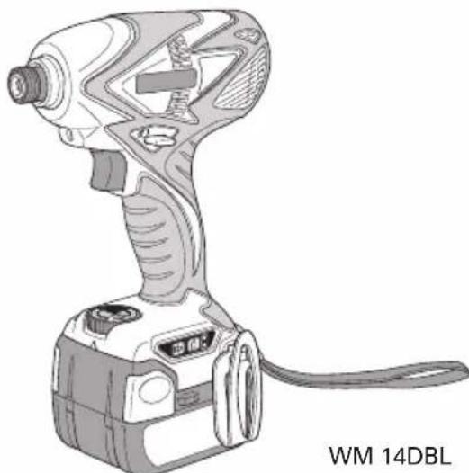 HiKOKI WM14DBL - Electronic Pulse Driver Elektrischer Impulsschrauber Visseuse a impulsion electronic Avvitatore elettrico a impulsi Elektronische pulsaansturing Atornillador électrique de impulsos Conductor de impulsos electrónicos - 1