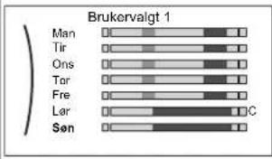 DAIKIN EABH16DF6V - Slik programmerer du tidsplanen: oversikt - 16