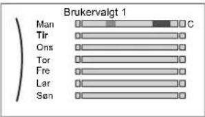 DAIKIN EABH16DF6V - Slik programmerer du tidsplanen: oversikt - 11