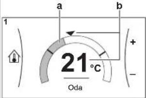 DAIKIN EABH16DF6V - İstenen oda sıcaklığını değiştirmek için - 2