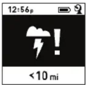 BUSHNELL BackTrack GPS FishTrack - Warning des Blitzanzeigers: - 1