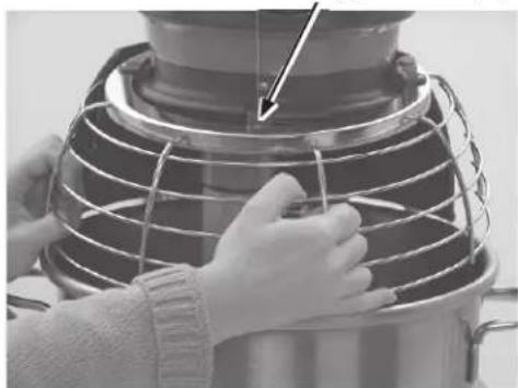 Hobart Legacy HL120 - Réinstaller la grille de protection - 3