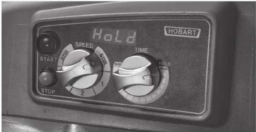 Hobart Legacy HL120 - Uso del modo de cuenta ascendente (mezclado continuo) - 1