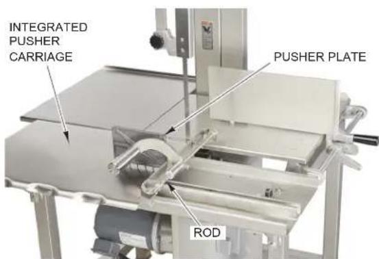 Hobart 6614 - PUSHER PLATE - INTEGRATED PUSHER CARRIAGE - 1