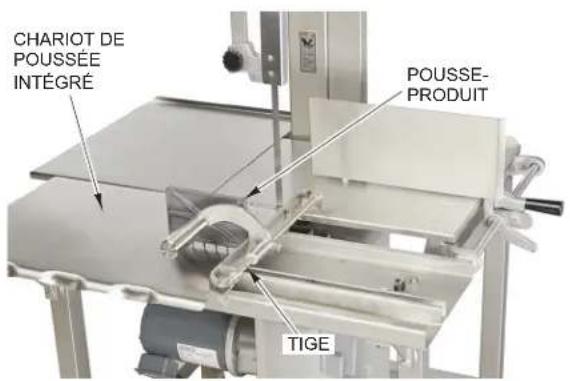 Hobart 6614 - POUSSE-PRODUIT - CHARIOT DE POUSSEE INTÉGRÉ - 1