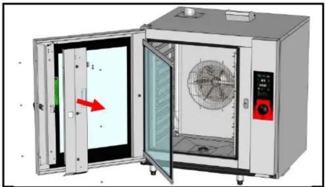 Vulcan TCM61E - Ouverture de l'habillage de porte - 1