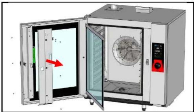 Vulcan TCM61E - Opening the door panelling - 1