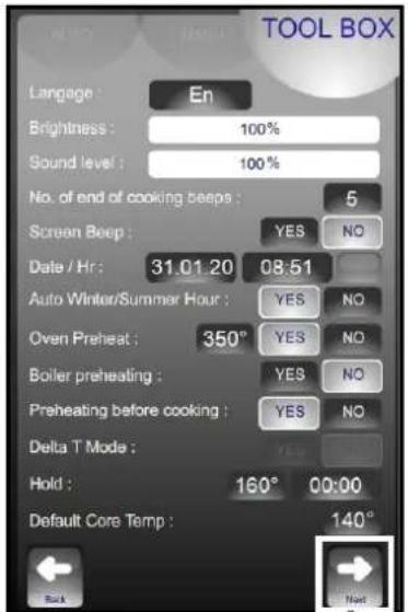 Vulcan TCM61E - CLIENT PARAMETERS - 1