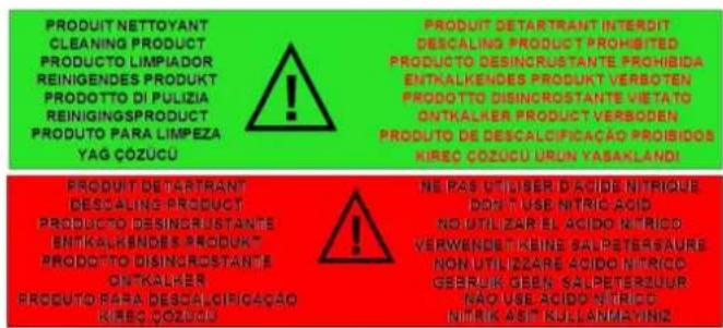 Vulcan TCM61E - DETECTION BIDON VIDE DU PRODUIT DE NETTOYAGE / PRODUIT DE DETARTRAGE - 5