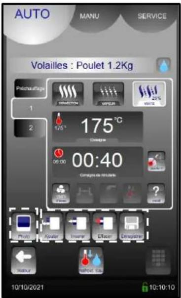 Vulcan TCM61E - CREATION D'UNE RECETTE - 4