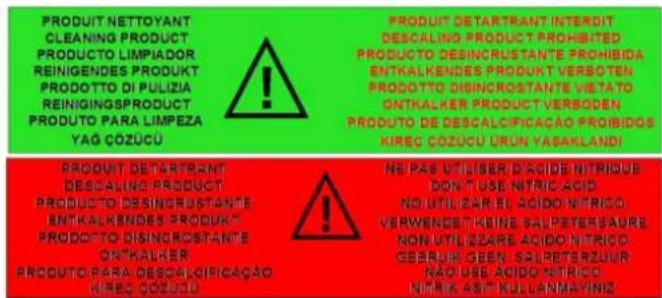 Vulcan TCM101G - REPLACEMENT OF THE CHEMICAL CONTAINERS: - 2