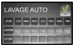 Vulcan TCM101G - LAVAGE « AUTO » (lavage programmé chaque jour de la semaine): - 3