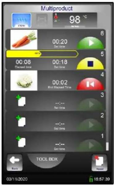 Vulcan TCM101G - MULTI-PRODUCTS SCREEN - 1