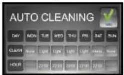 Vulcan TCM101G - "AUTO" CLEANING (cleaning programmed every day of the week): - 3