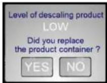 Vulcan TCM101G - EMPTY DETERGENT / DESCALER BOTTLE DETECTION - 1