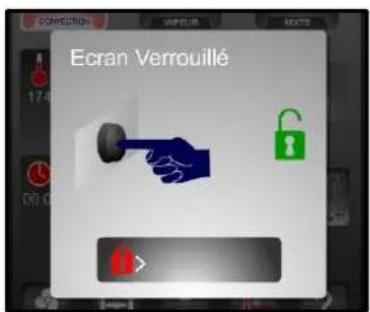 Vulcan TCM101G - VERROUILLAGE ECRAN - 2