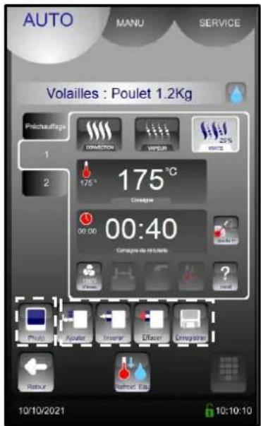 Vulcan TCM101G - CREATION D'UNE RECETTE - 4