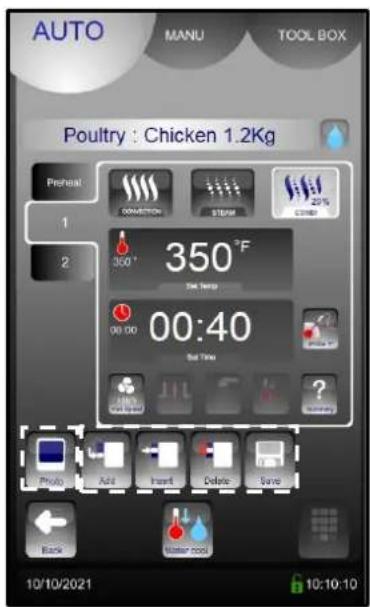 Vulcan TCM101G - CREATING A RECIPE - 4