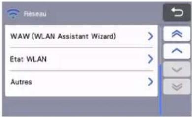 WAW (WLAN Assistant Wizard) Etat WLAN Autres