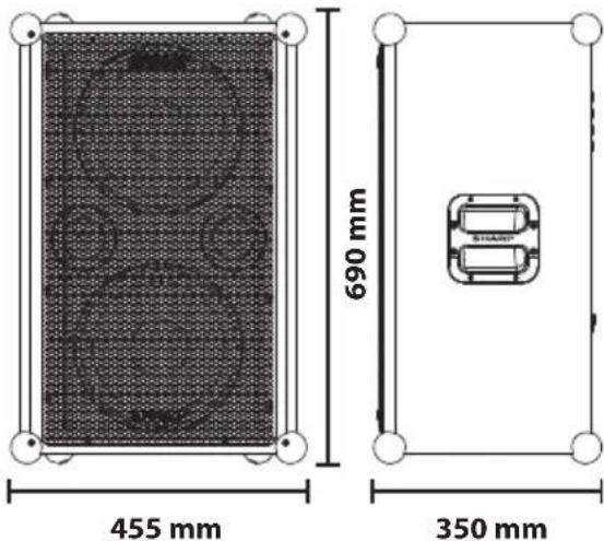 SHARP Sumobox Pro CPLS200 - Technical specification | Technische Daten | Especificationtica | Caracteristiques techniques | Specifiche tecniche | Technische specificaties | Dane technicznene | Texnueckne cpeuФkaun - 3