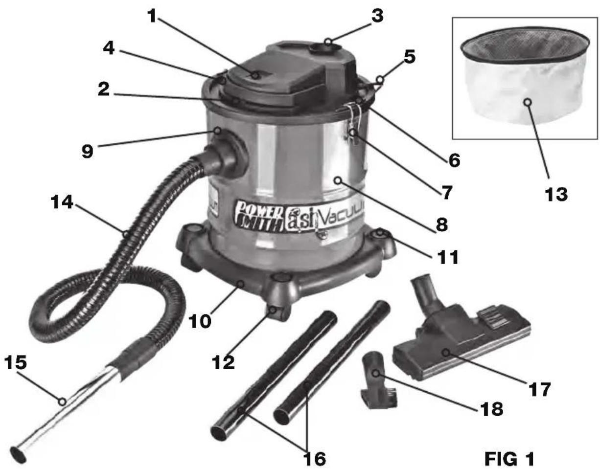 PowerSmith PAVC101 - SPECIFICATIONS - 1