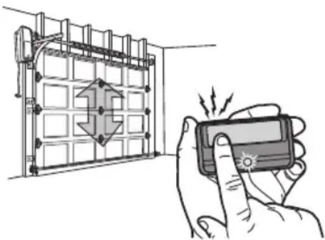 CHAMBERLAIN RJO101 - como usar el control remoto - 1