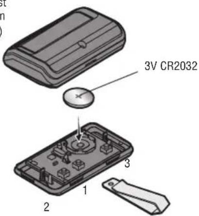 CHAMBERLAIN RJO101 - THE REMOTE CONTROL BATTERY - 1
