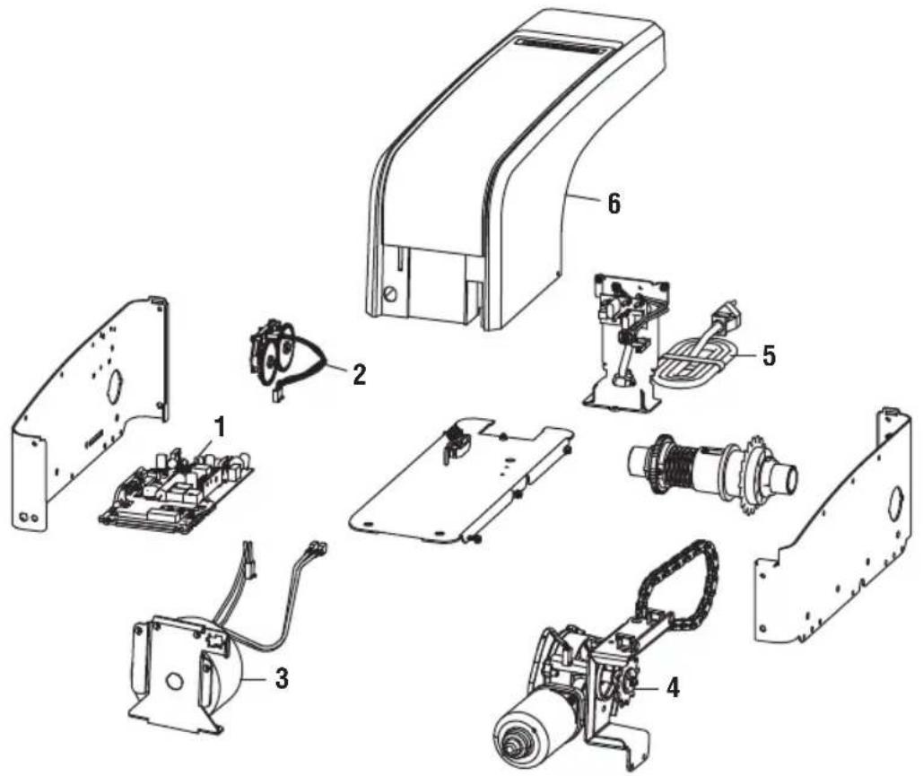CHAMBERLAIN RJO101 - Pièces détachées - 1