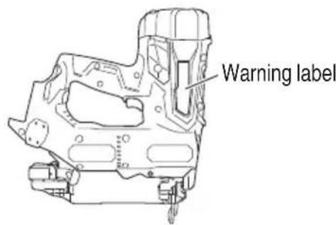 HITACHI NT1865DM - WARNING LABEL - 1