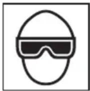 HITACHI NT1865DM - LOS OPERadores Y DEMÁS PERSONAS QUE SE ENCUESTREN EN EL ÁRÉA DE TRABAJO DEBEN USAR GAFAS PROTECTORAS CON BLINDAJES LATERALES. - 1